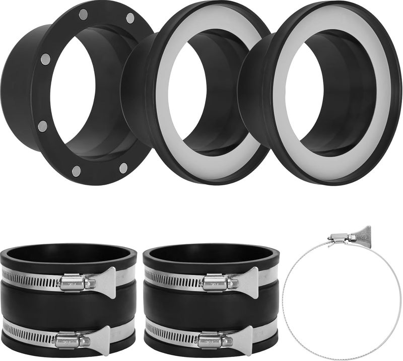 Senmy Magnetic Dust Collection Fittings, Quick Connect Magnetic Dust Collection System for 4" Woodwork Shop Vacuums Dust Hose, Efficiently Transfer Hoses Between Machines - Image 1